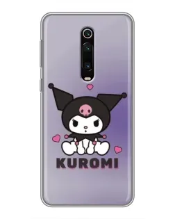 Чехол для Xiaomi Mi 9T с картинкой «Kuromi — фиолетовый арт»