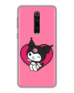 Чехол для Xiaomi Mi 9T с картинкой «Kuromi — любовь в сердце»