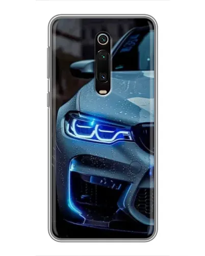 Чехол для Xiaomi Mi 9T с картинкой «Взгляд BMW с синими фарами» Чехол для Xiaomi Mi 9T с картинкой «Взгляд BMW с синими фарами»