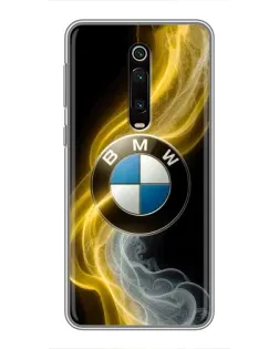 Чехол для Xiaomi Mi 9T с картинкой «Золотистый дым BMW»