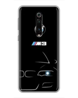 Чехол для Xiaomi Mi 9T с картинкой «Минималистичный принт BMW M3»