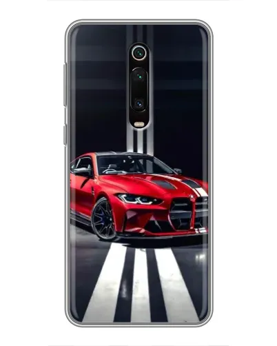 Чехол для Xiaomi Mi 9T с картинкой «Красная BMW на дороге» Чехол для Xiaomi Mi 9T с картинкой «Красная BMW на дороге»