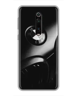 Чехол для Xiaomi Mi 9T с картинкой «Эмблема BMW — макро»