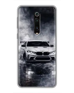 Чехол для Xiaomi Mi 9T с картинкой «BMW сквозь туман»