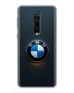Чехол для Xiaomi Mi 9T с картинкой «Логотип BMW — минимализм»