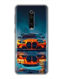 Чехол для Xiaomi Mi 9T с картинкой «BMW — золотая эмблема»