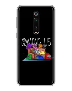 Чехол для Xiaomi Mi 9T с картинкой «Логотип Among Us» Чехол для Xiaomi Mi 9T с картинкой «Логотип Among Us»