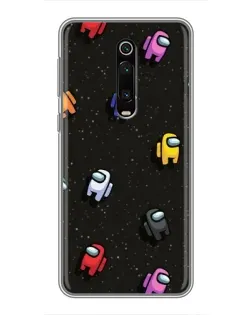 Чохол для Xiaomi Mi 9T з картинкою «Космічний патерн Among Us»
