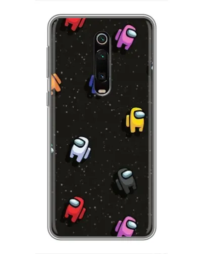 Чехол для Xiaomi Mi 9T с картинкой «Космический паттерн Among Us»