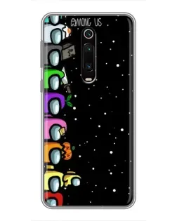 Чехол для Xiaomi Mi 9T с картинкой «Команда Among Us»