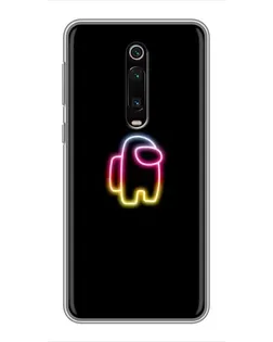 Чехол для Xiaomi Mi 9T с картинкой «Among Us градиент»