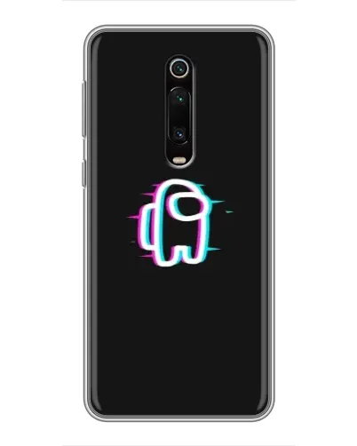 Чехол для Xiaomi Mi 9T с картинкой «Among Us неон»