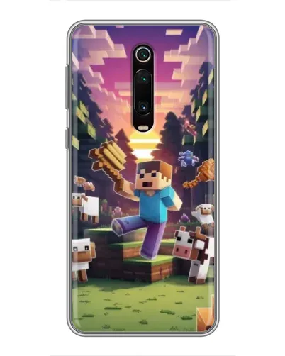 Чехол для Xiaomi Mi 9T с картинкой «Стив на ферме» Чехол для Xiaomi Mi 9T с картинкой «Стив на ферме»