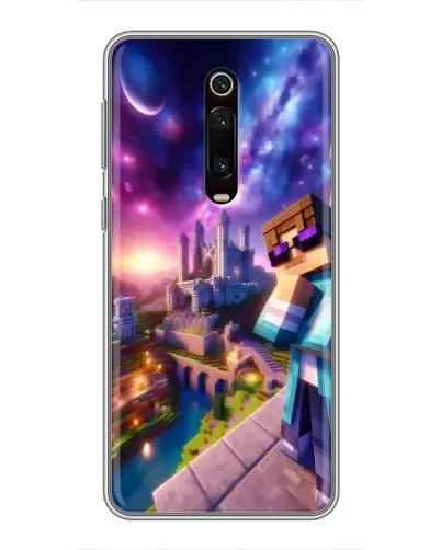 Чехол для Xiaomi Mi 9T с картинкой «Стив и космос» Чехол для Xiaomi Mi 9T с картинкой «Стив и космос»