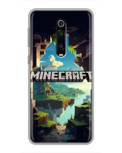 Чехол для Xiaomi Mi 9T с картинкой «Пещера Майнкрафт»