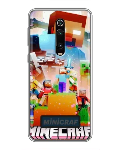 Чехол для Xiaomi Mi 9T с картинкой «Minecraft герои игры» Чехол для Xiaomi Mi 9T с картинкой «Minecraft герои игры»
