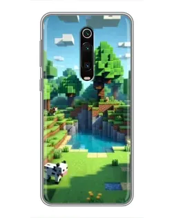 Чехол для Xiaomi Mi 9T с картинкой «Minecraft летний день»