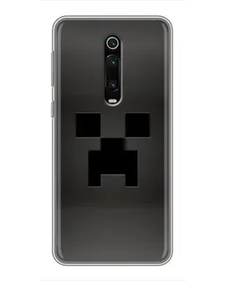 Чехол для Xiaomi Mi 9T с картинкой «Черный крипер градиент»