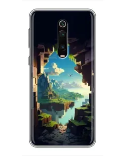 Чехол для Xiaomi Mi 9T с картинкой «Вид из пещеры»