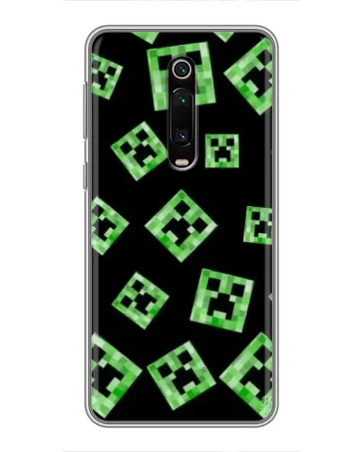 Чехол для Xiaomi Mi 9T с картинкой «Паттерн с криперами» Чехол для Xiaomi Mi 9T с картинкой «Паттерн с криперами»