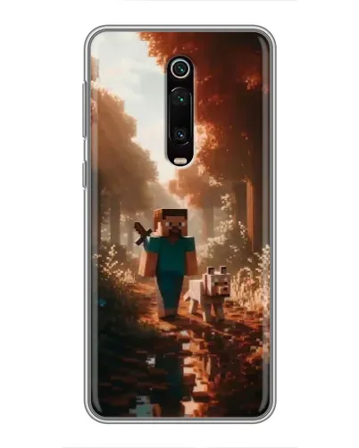 Чехол для Xiaomi Mi 9T с картинкой «Стив в лесу» Чехол для Xiaomi Mi 9T с картинкой «Стив в лесу»