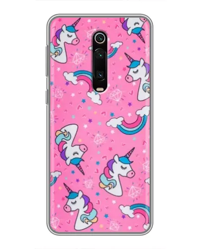 Чехол для Xiaomi Mi 9T с картинкой «Unicorn паттерн розовый» Чехол для Xiaomi Mi 9T с картинкой «Unicorn паттерн розовый»