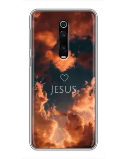 Чехол для Xiaomi Mi 9T с картинкой «Сияние Имени Jesus»