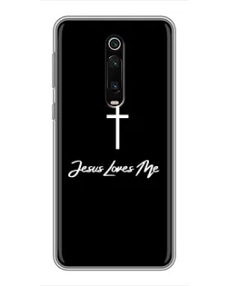 Чехол для Xiaomi Mi 9T с картинкой «Иисус любит тебя»