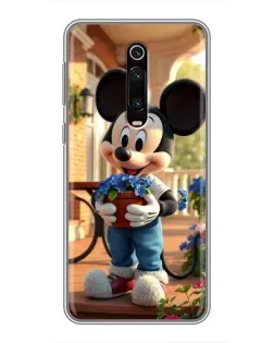 Чехол для Xiaomi Mi 9T с картинкой «Микки садовод» Чехол для Xiaomi Mi 9T с картинкой «Микки садовод»