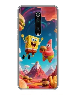 Чохол для Xiaomi Mi 9T з картинкою «Космічний фастфуд»