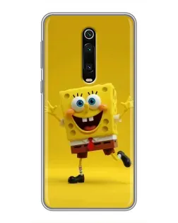 Чохол для Xiaomi Mi 9T з картинкою «Позитивний Губка Боб»