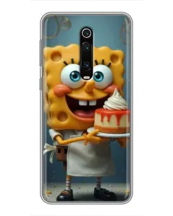 Чохол для Xiaomi Mi 9T з картинкою «Кухар Спанч Боб»