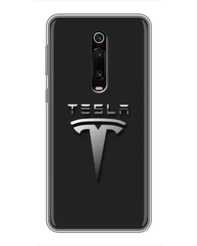 Чехол для Xiaomi Mi 9T с картинкой «Стальной логотип Tesla» Чехол для Xiaomi Mi 9T с картинкой «Стальной логотип Tesla»