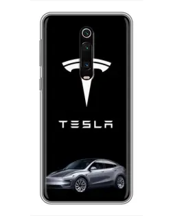 Чохол для Xiaomi Mi 9T з картинкою «Tesla Model Y»