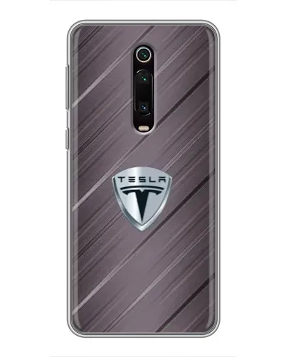 Чехол для Xiaomi Mi 9T с картинкой «Металлическая текстура Tesla» Чехол для Xiaomi Mi 9T с картинкой «Металлическая текстура Tesla»