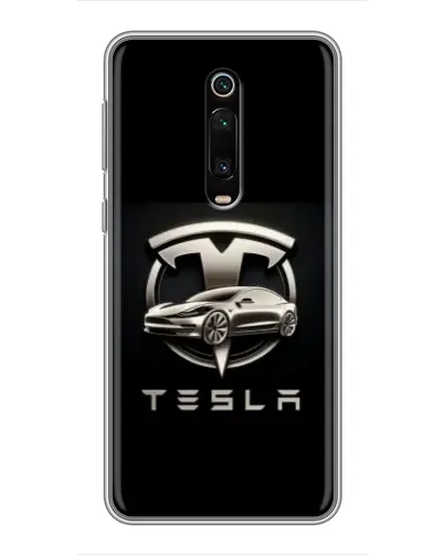 Чехол для Xiaomi Mi 9T с картинкой «Tesla — серебристое авто» Чехол для Xiaomi Mi 9T с картинкой «Tesla — серебристое авто»