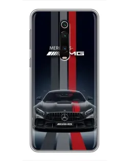 Чехол для Xiaomi Mi 9T с картинкой «Mercedes — белый карбон» Чехол для Xiaomi Mi 9T с картинкой «Mercedes — белый карбон»