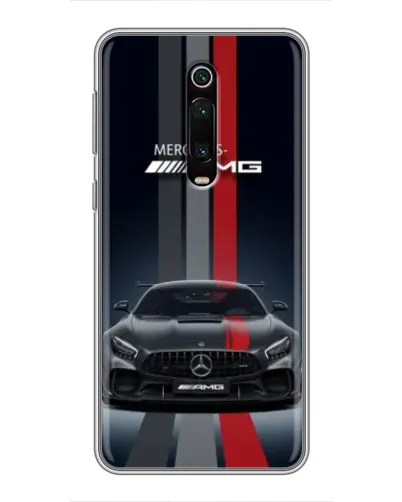 Чехол для Xiaomi Mi 9T с картинкой «Mercedes — белый карбон» Чехол для Xiaomi Mi 9T с картинкой «Mercedes — белый карбон»