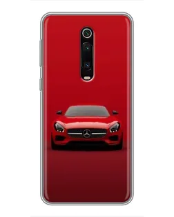 Чехол для Xiaomi Mi 9T с картинкой «Красный Mercedes AMG»