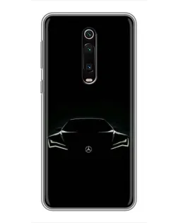 Чехол для Xiaomi Mi 9T с картинкой «Mercedes — силуэт авто» Чехол для Xiaomi Mi 9T с картинкой «Mercedes — силуэт авто»