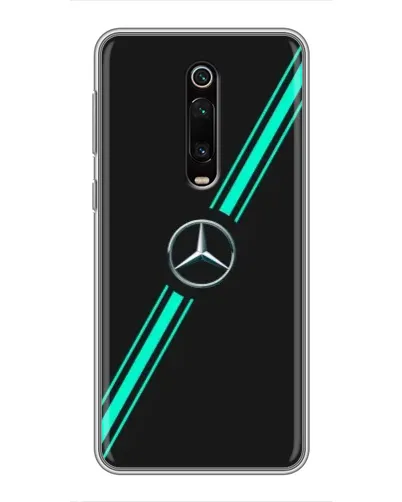 Чехол для Xiaomi Mi 9T с картинкой «Спортивные линии Mercedes» Чехол для Xiaomi Mi 9T с картинкой «Спортивные линии Mercedes»