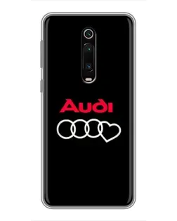 Чехол для Xiaomi Mi 9T с картинкой «Логотип Audi Heart»
