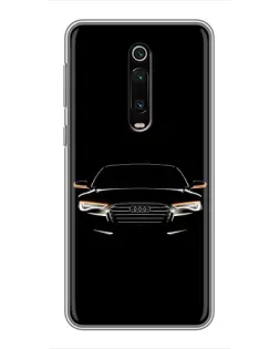 Чехол для Xiaomi Mi 9T с картинкой «Audi — ночной контур»