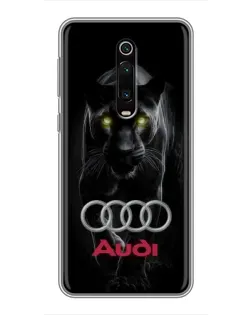 Чехол для Xiaomi Mi 9T с картинкой «Пантера и Audi»