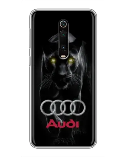 Чехол для Xiaomi Mi 9T с картинкой «Пантера и Audi»