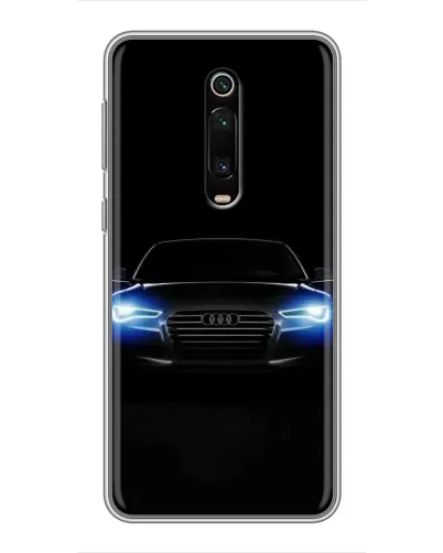 Чехол для Xiaomi Mi 9T с картинкой «Audi в неоне»