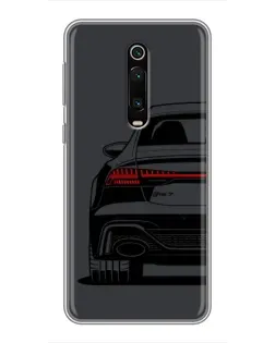 Чехол для Xiaomi Mi 9T с картинкой «Задняя часть Audi — арт»