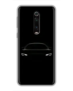 Чехол для Xiaomi Mi 9T с картинкой «Взгляд Audi в темноте»