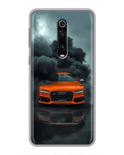 Чехол для Xiaomi Mi 9T с картинкой «Audi в облаках дыма»