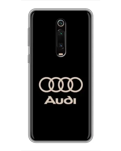 Чехол для Xiaomi Mi 9T с картинкой «Audi — золотой логотип»